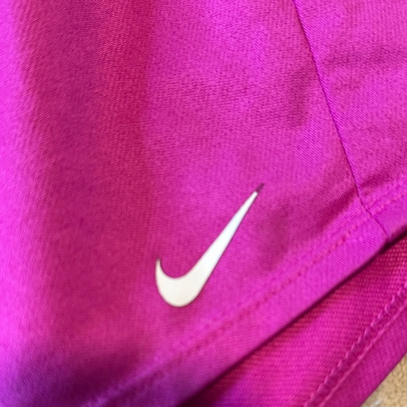 Nike Women's Magenta Athletic Shorts - Picture 3 of 12